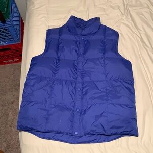 Lands end M down vest